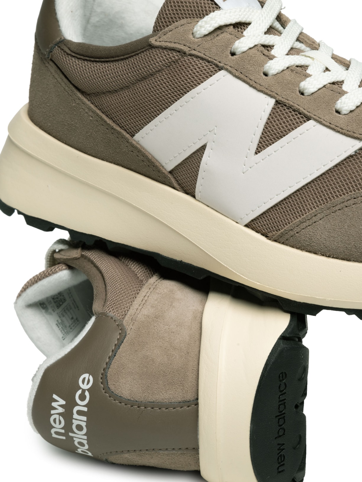 Tênis Unissex 370V1 Sea Salt Marrom New Balance
