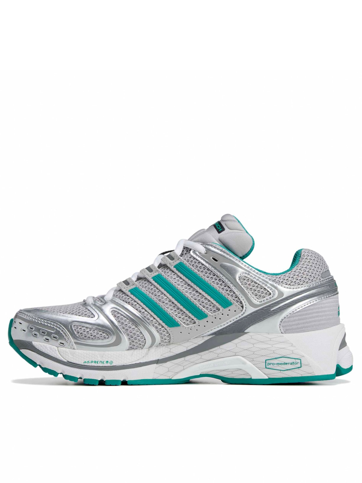 Tênis Unissex Adistar Control 5 S&R Prateado Sporty & Rich X Adidas