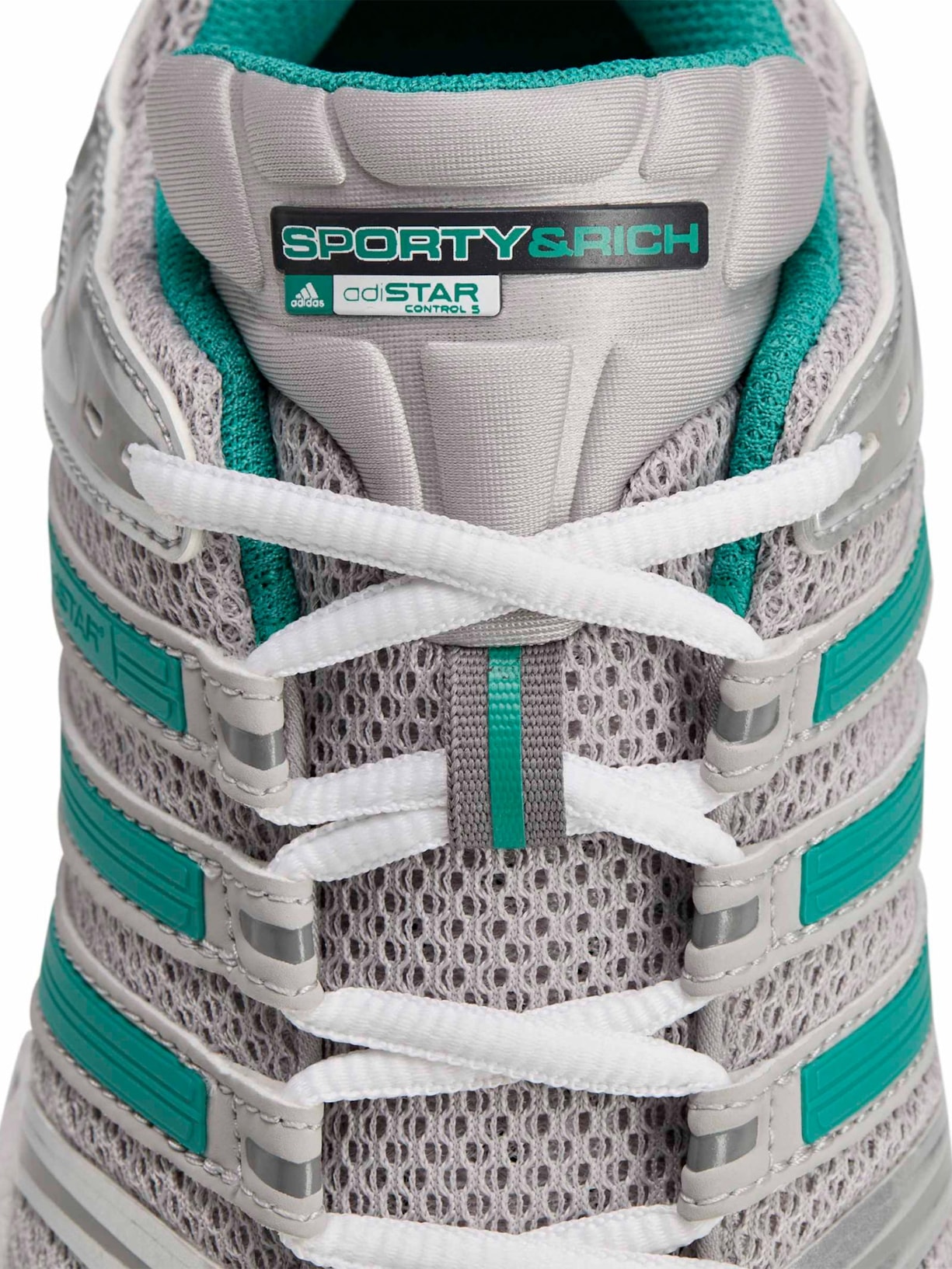 Tênis Unissex Adistar Control 5 S&R Prateado Sporty & Rich X Adidas