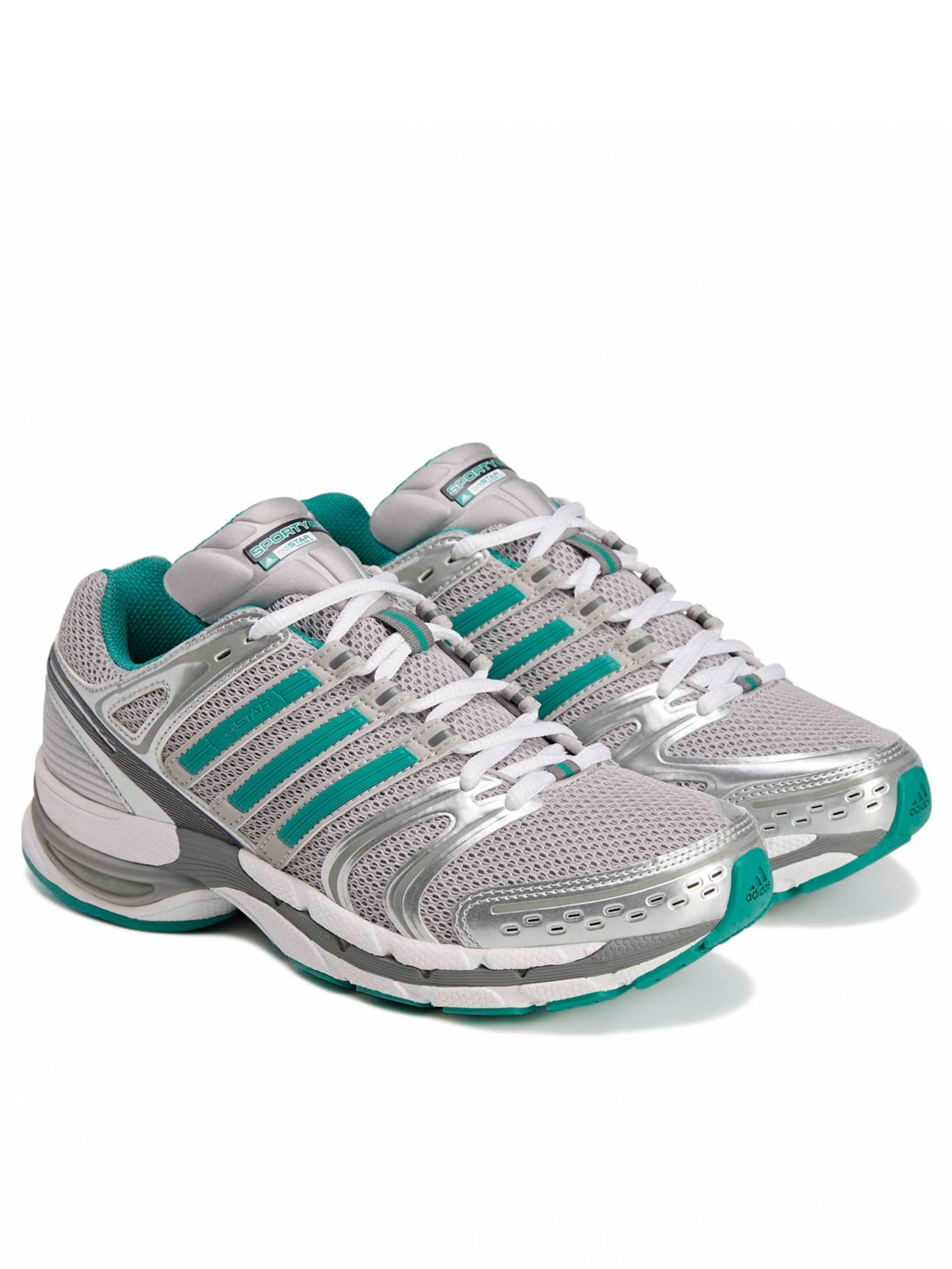 Tênis Unissex Adistar Control 5 S&R Prateado Sporty & Rich X Adidas