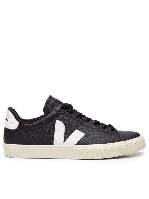 Tênis Unissex Campo Chfree Leather - Preto