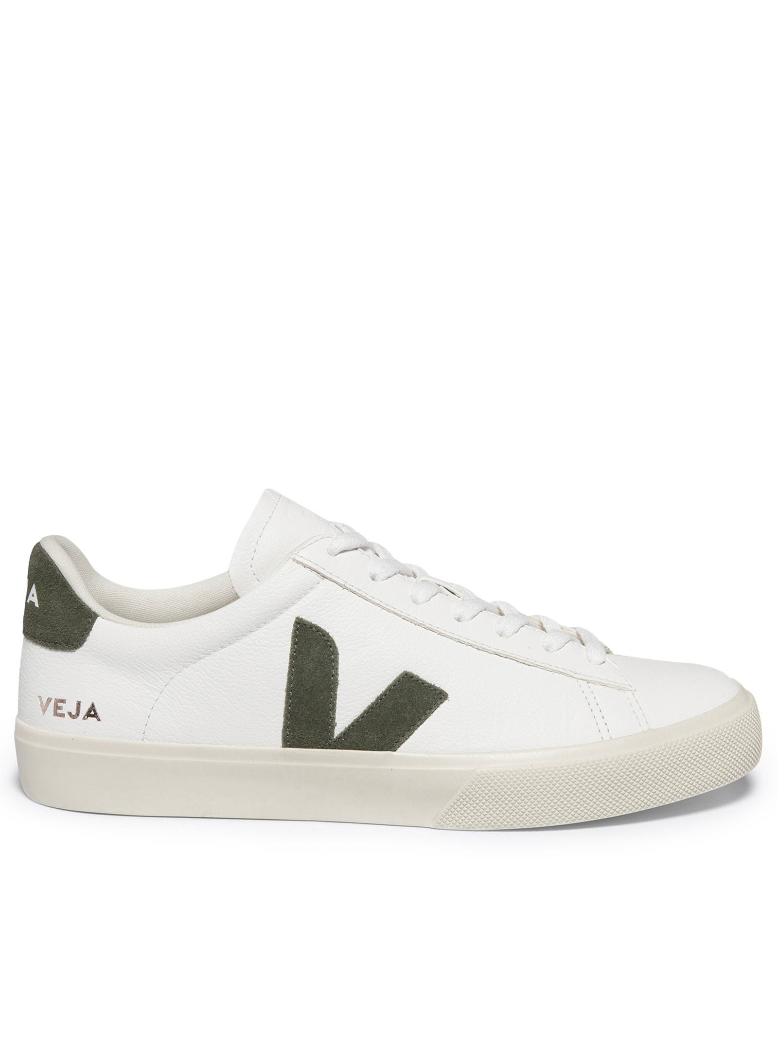 Veja - Tênis Unissex Campo ChromeFree Extra White Kaki - Branco