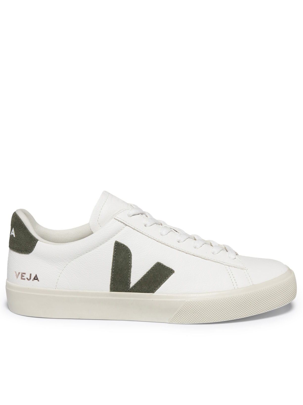 Tênis Unissex Campo ChromeFree Extra White Kaki Branco Veja