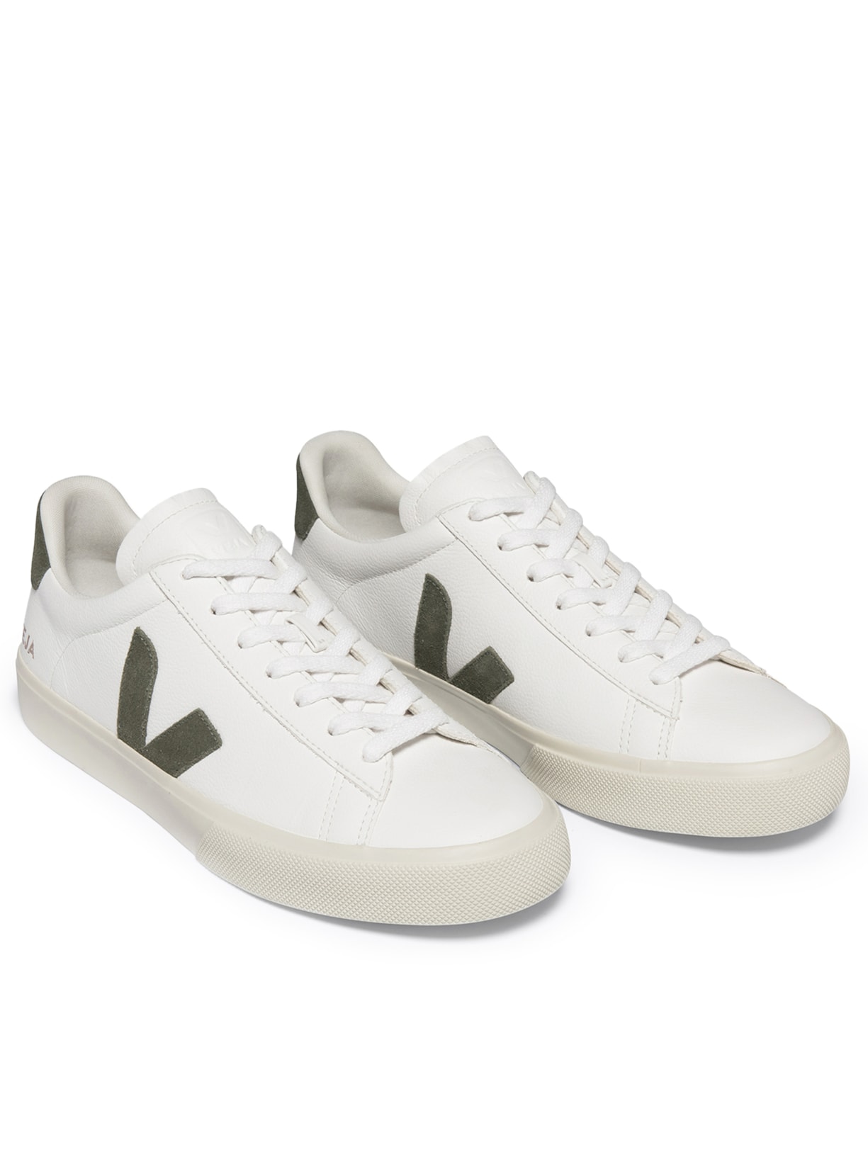 Tênis Unissex Campo ChromeFree Extra White Kaki Branco Veja