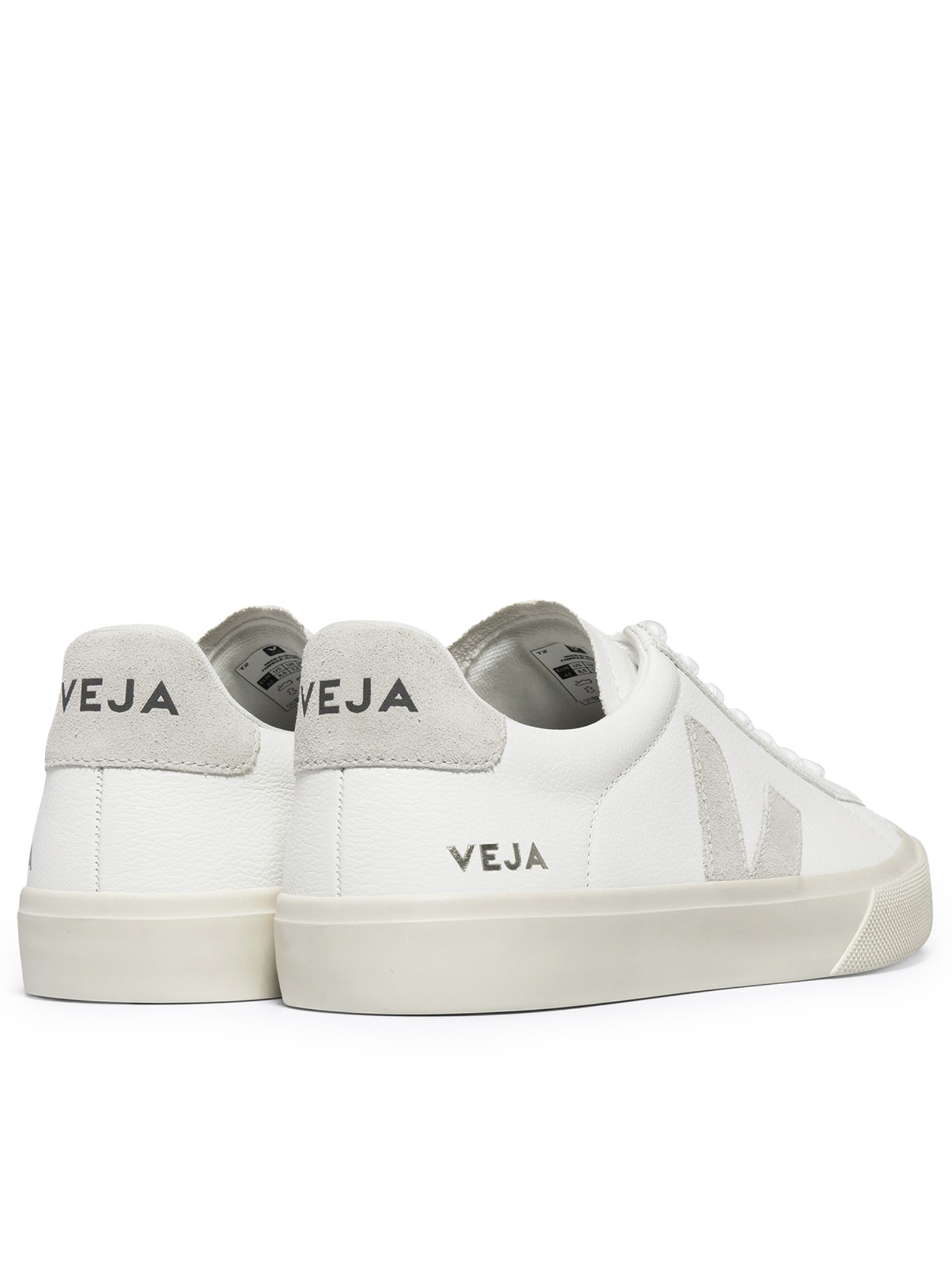 Veja - Tênis Unissex Campo ChromeFree Leather White Natural - Branco