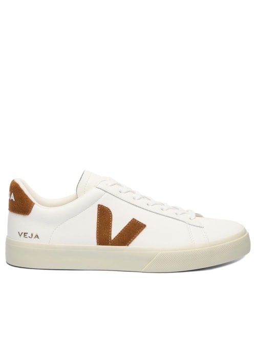 Tênis Unissex Campo Leather - Branco