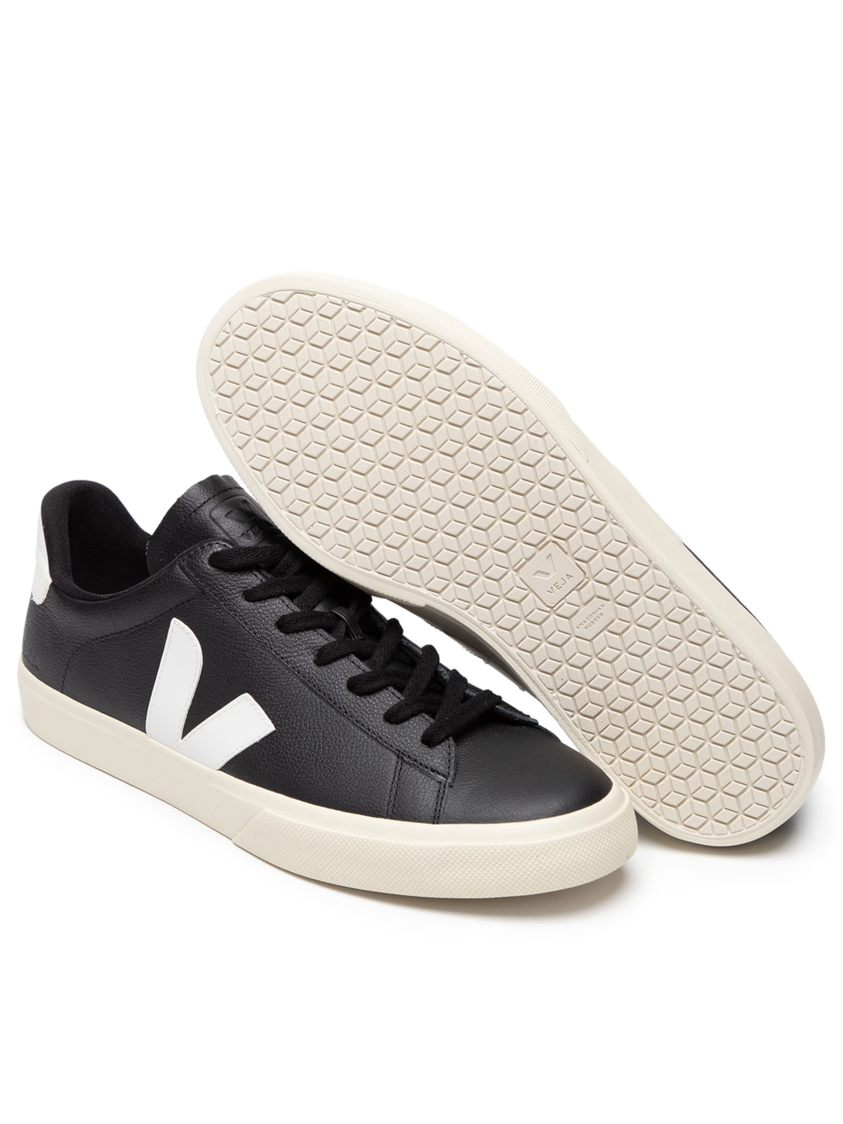 Tênis Unissex Campo Leather ChromeFree Preto Veja