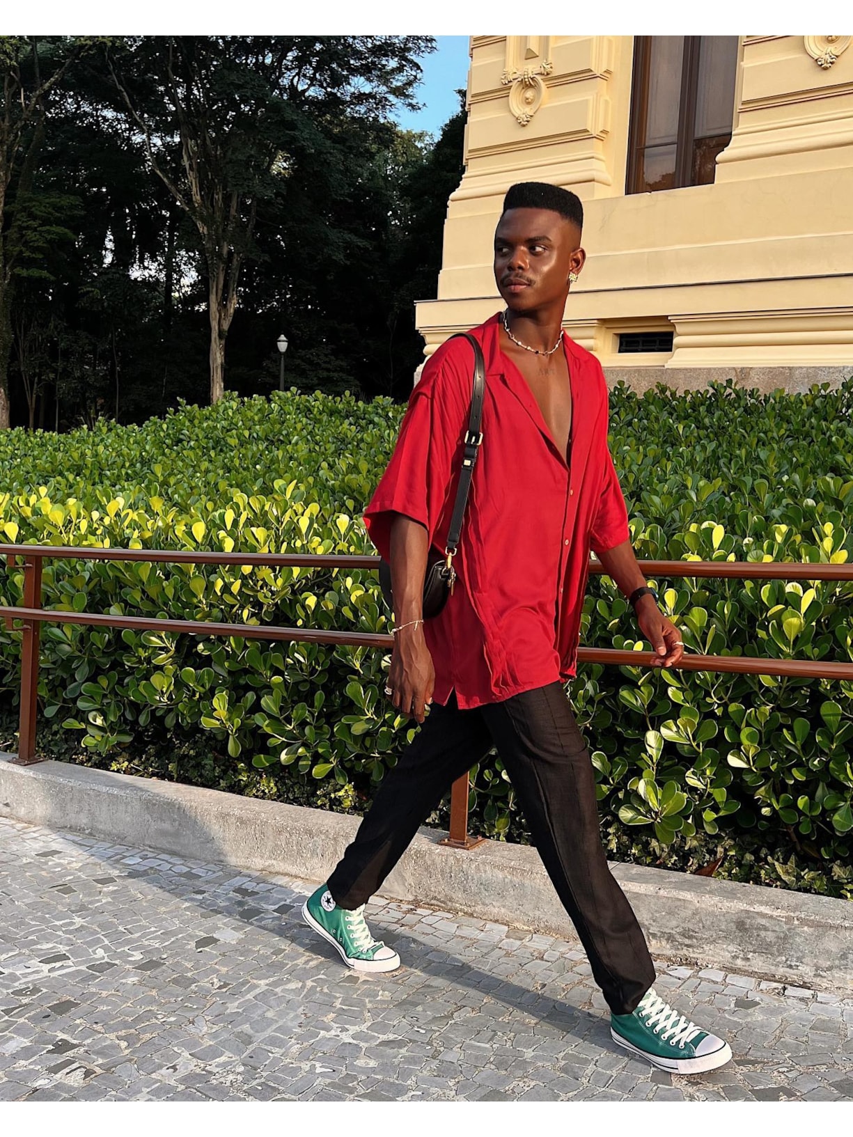 Calça Jeans All Star Verde Look Look Com All Star Cano Alto Azul