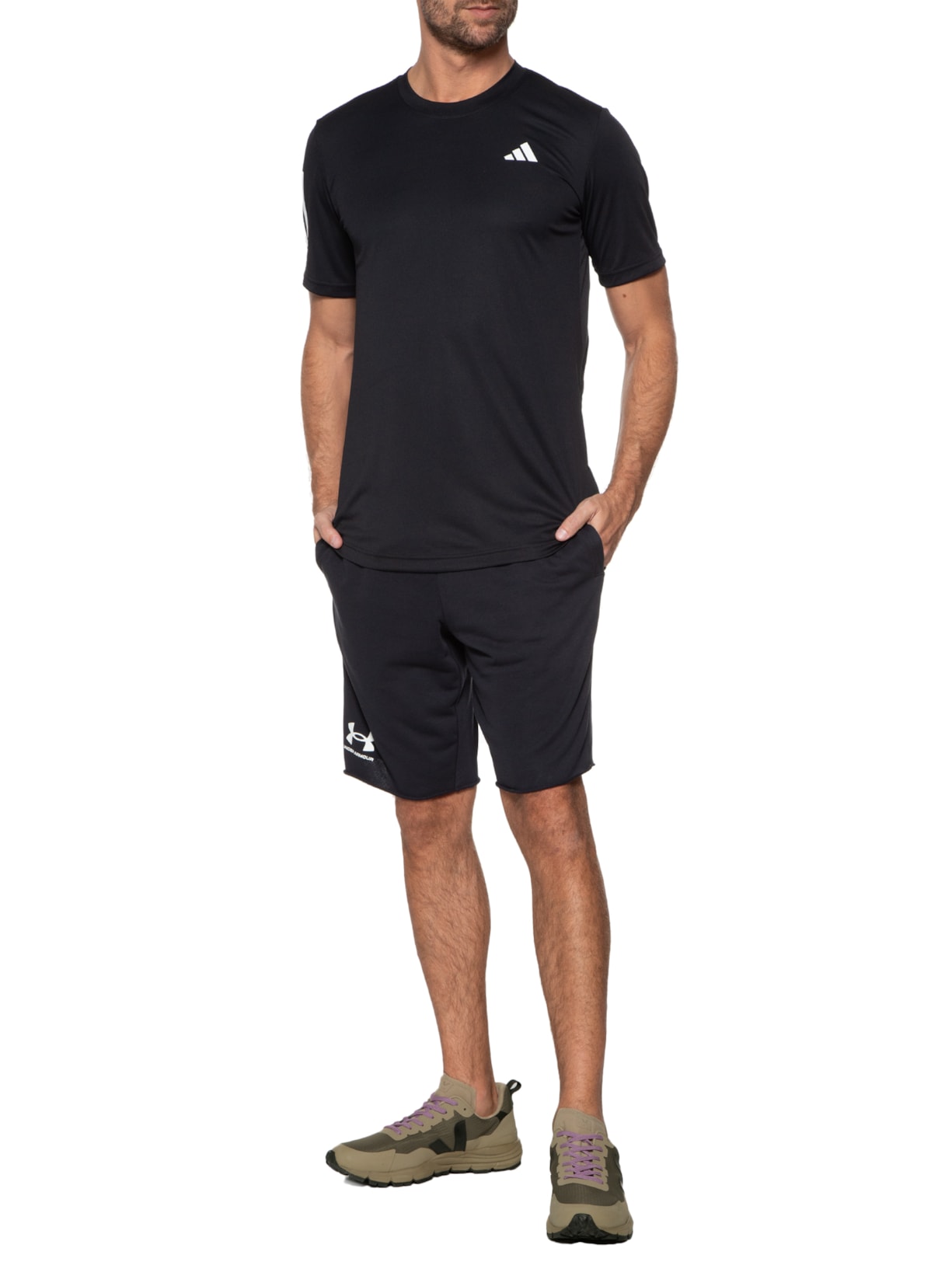 Tênis Unissex Dekkan Ripstop Kaki Black Bege Veja