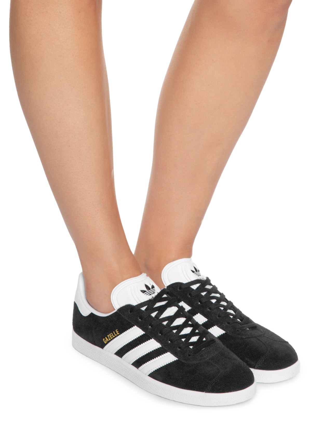 Sapatos Gazelle Tenis Adidas Gazelle Preto Feminino Adidas
