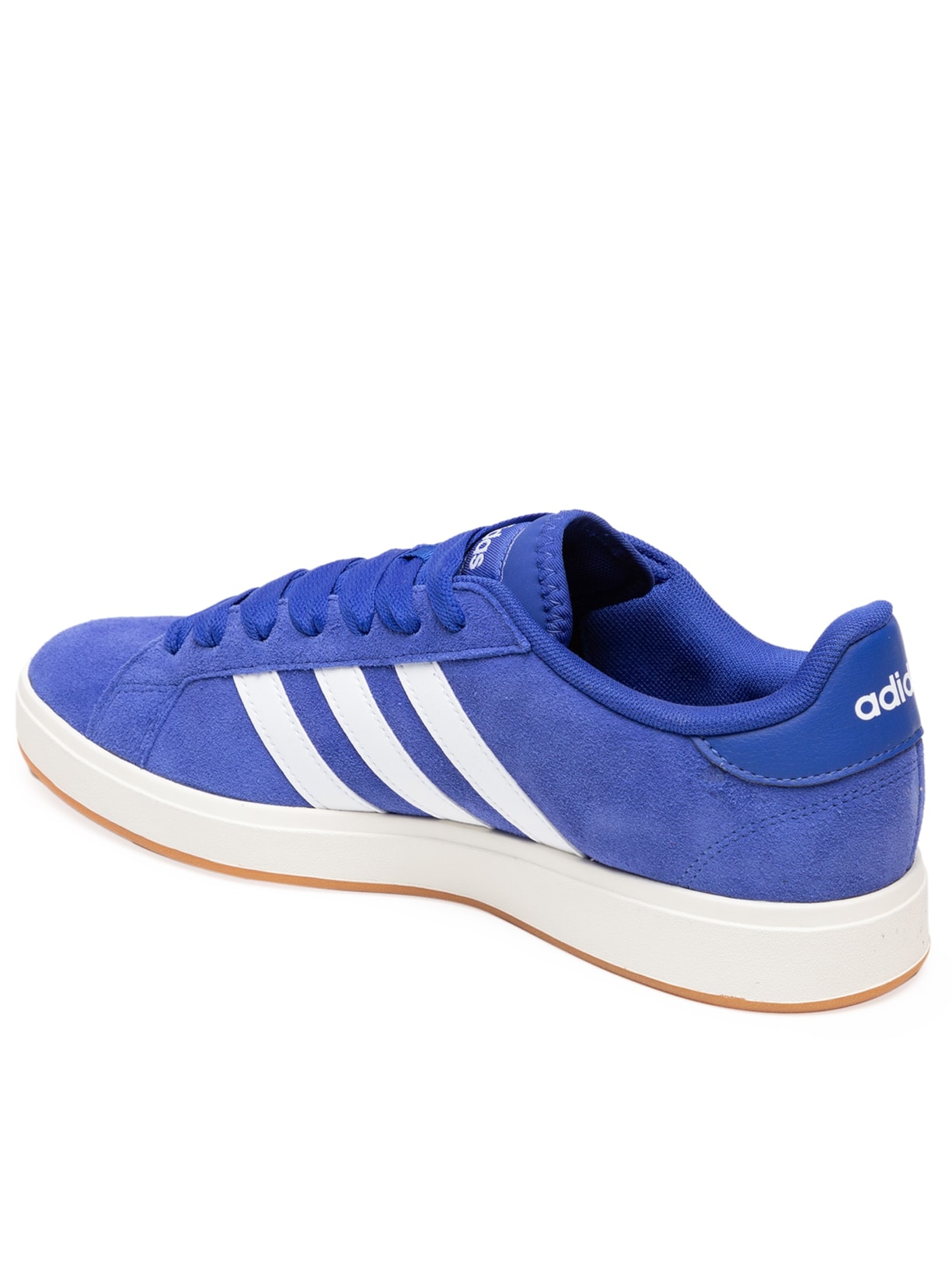 Tênis Unissex Grand Court Base Suede Azul Adidas