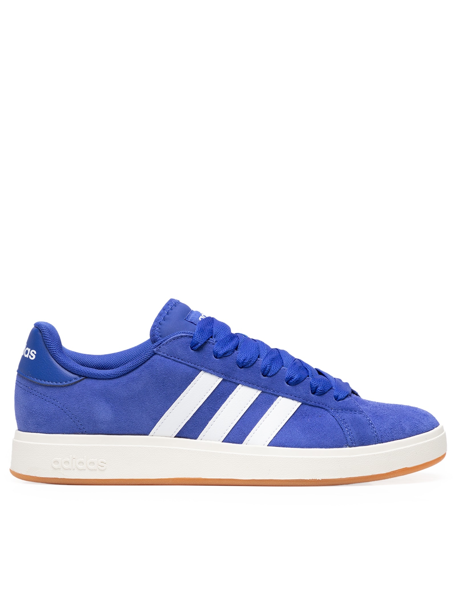 Adidas - Tênis Unissex Grand Court Base Suede - Azul
