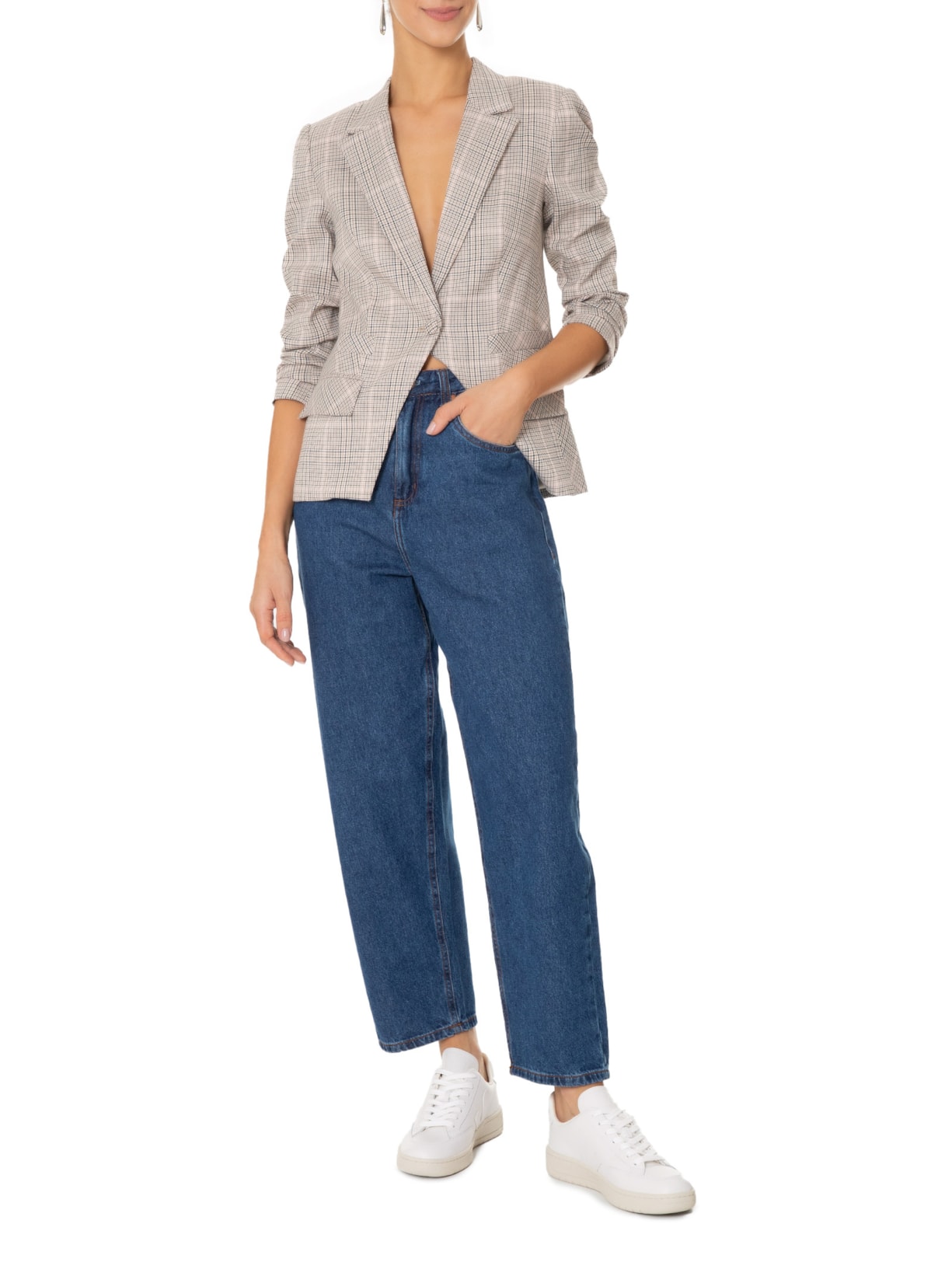 Tênis Unissex Leather Extra Light Branco  Veja