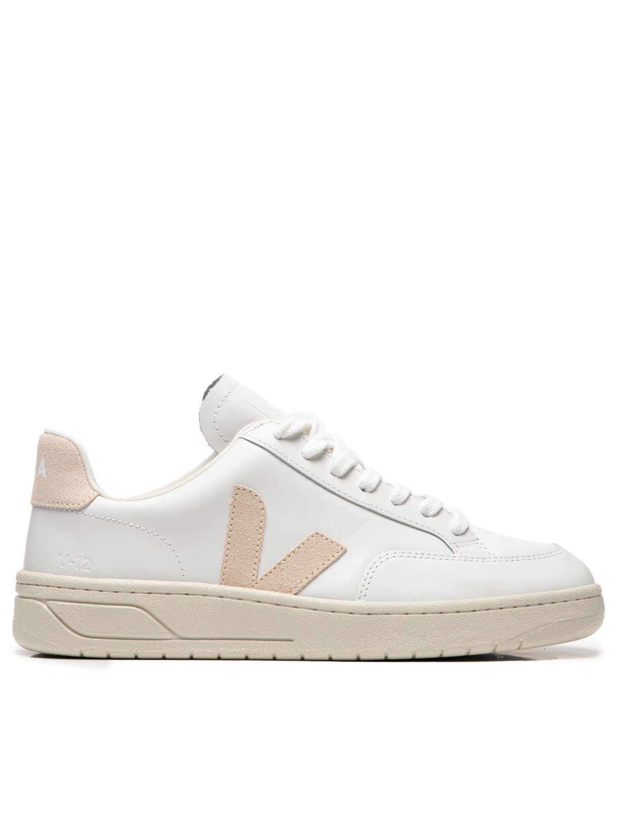 Tênis Unissex Leather V-12 - Branco