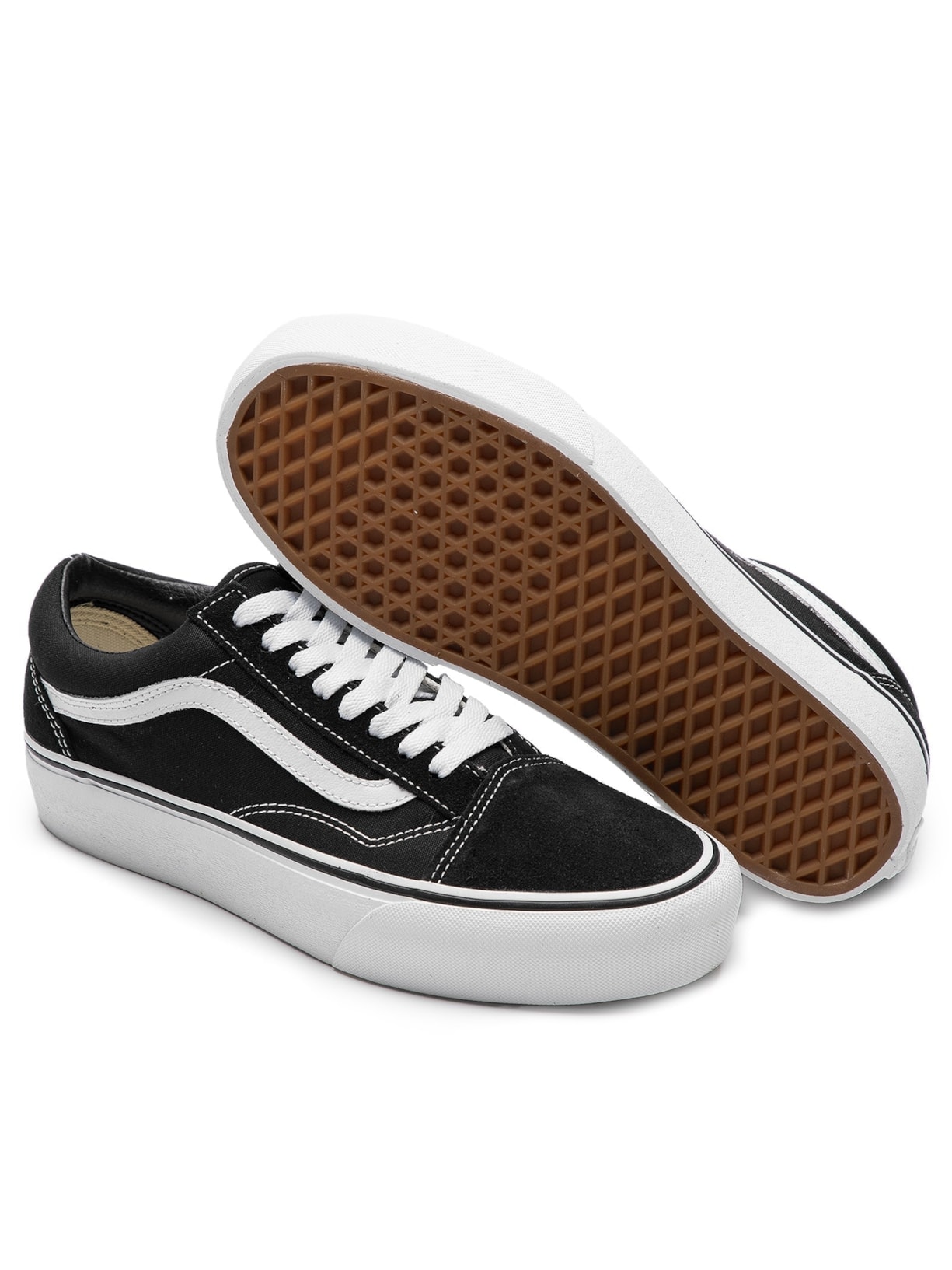 Tênis Unissex Old Skool Platform Preto Vans