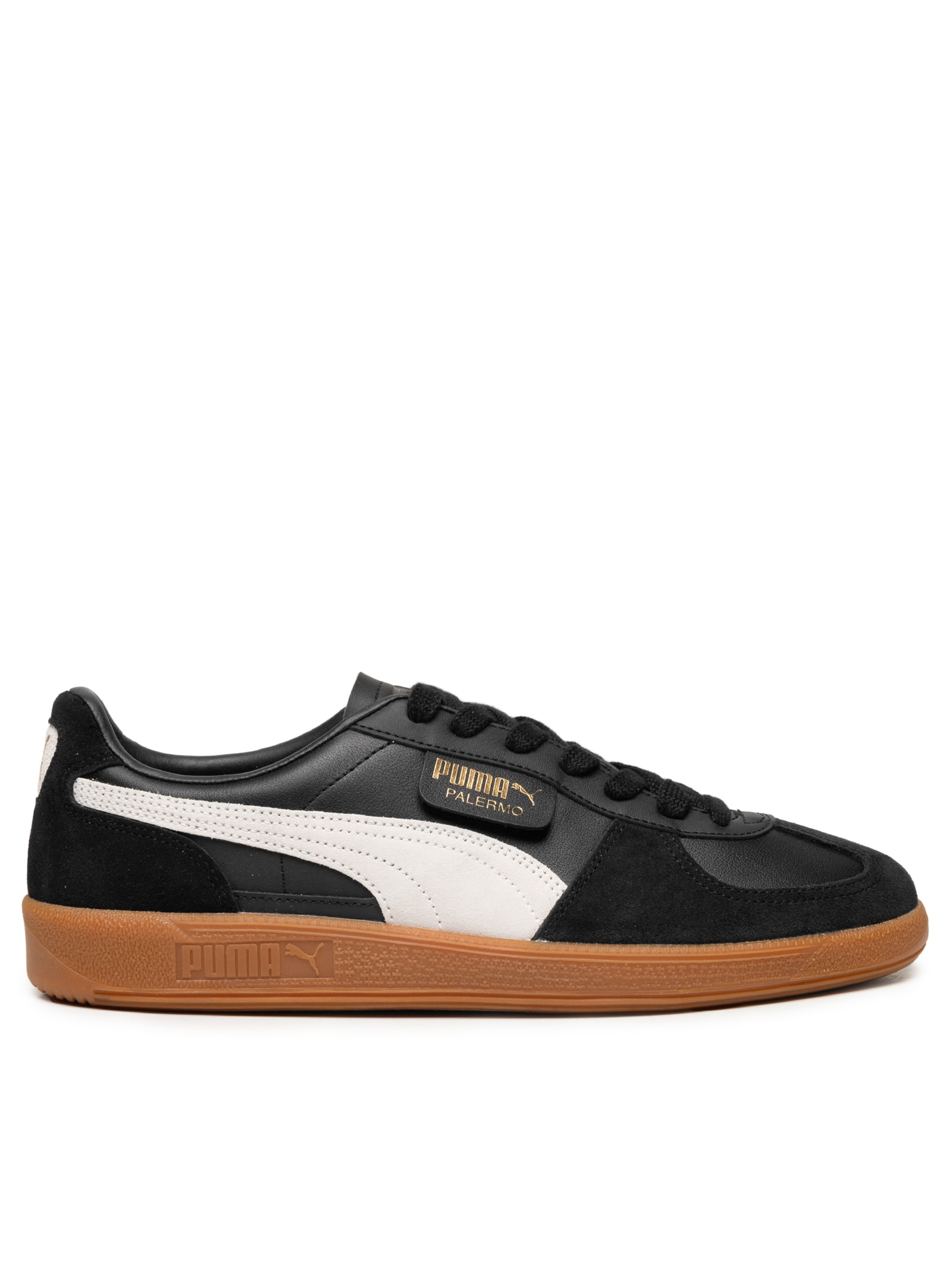 シューズ PUMA Palermo Lth 27cm Tênis Unissex Palermo LTH - Preto - Puma