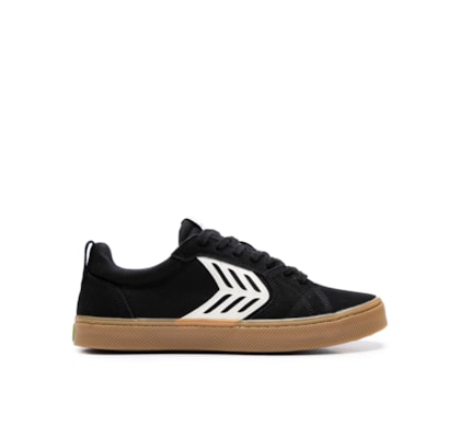 Tênis Unissex Pro Skate Gum Suede And Canvas Ivory - Preto