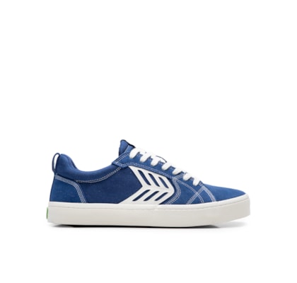 Tênis Unissex Pro Skate Mystery Suede And Canvas Contrast Thread Ivory - Azul