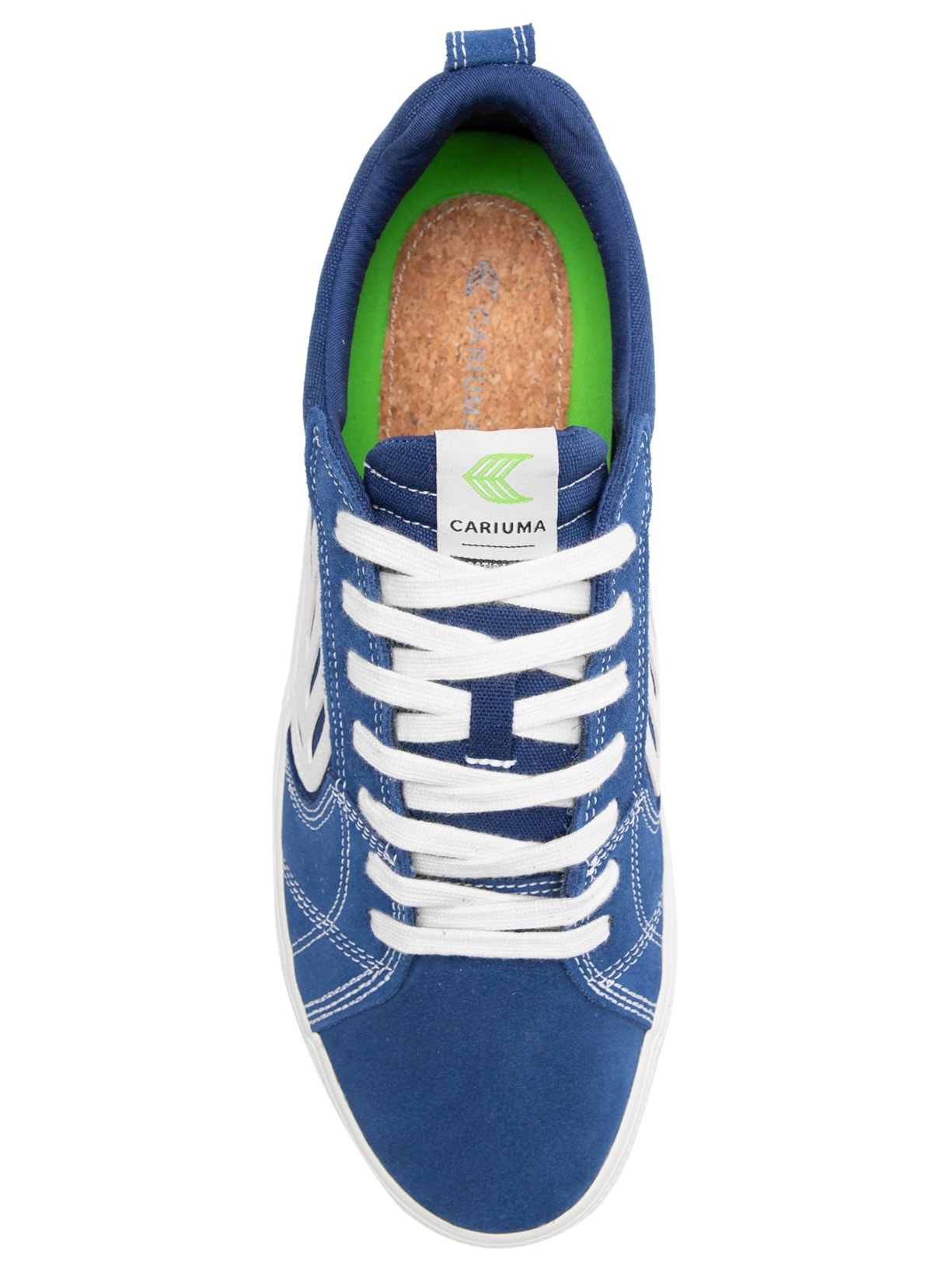 Tênis Unissex Pro Skate Mystery Suede And Canvas Contrast Thread Ivory Azul Cariuma
