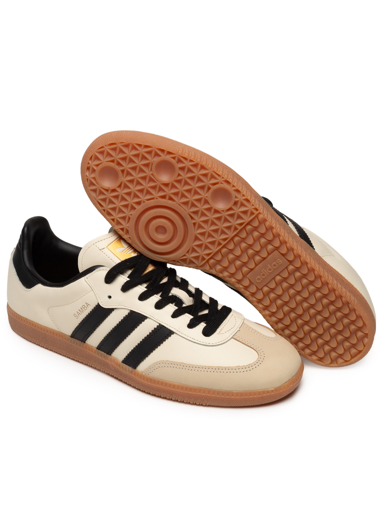 Adidas Originals - Tênis Unissex Samba OG - Bege