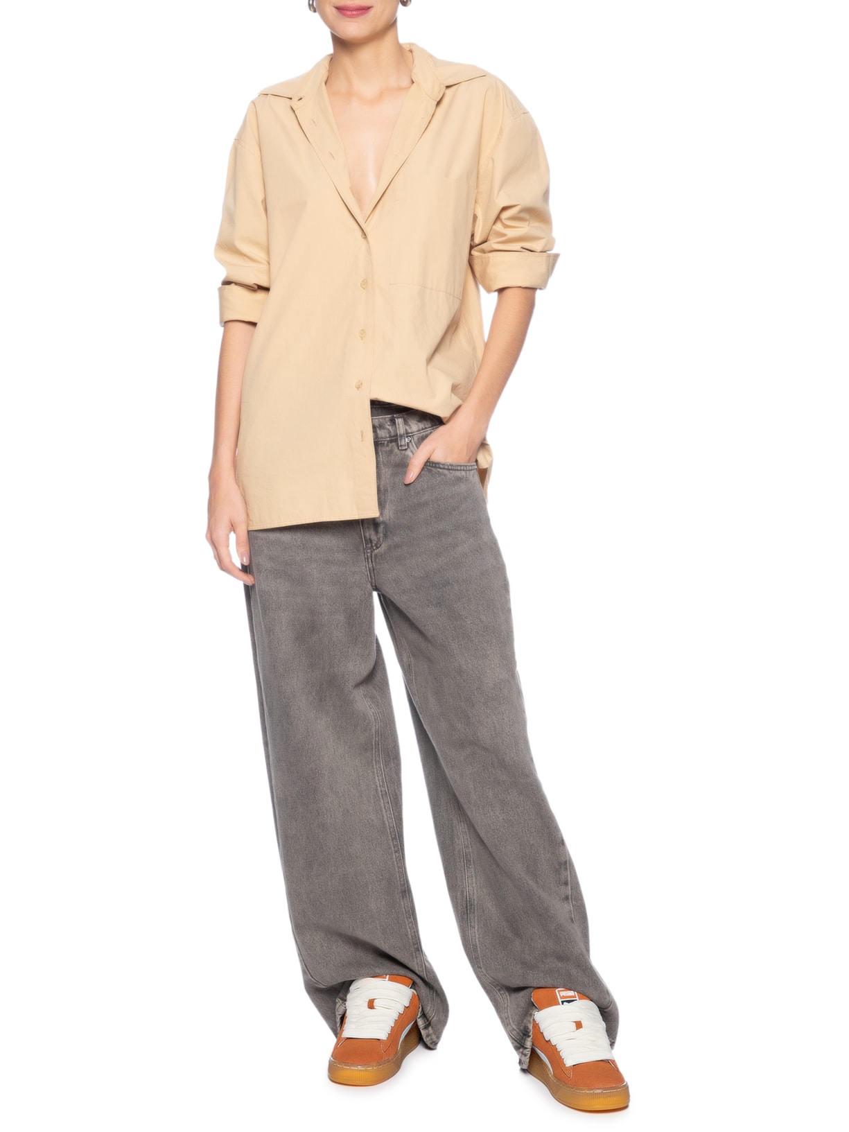 Tênis Unissex Suede XL- Marrom Puma