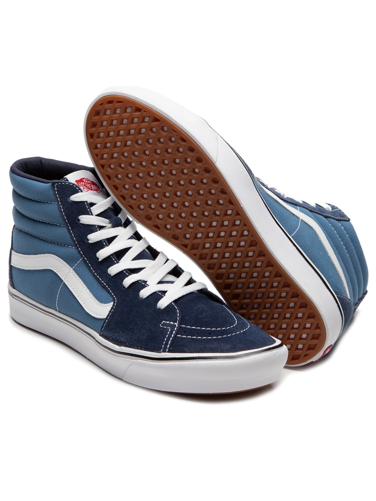 Tênis Unissex Ua Comfycush Sk8-hi Azul Vans