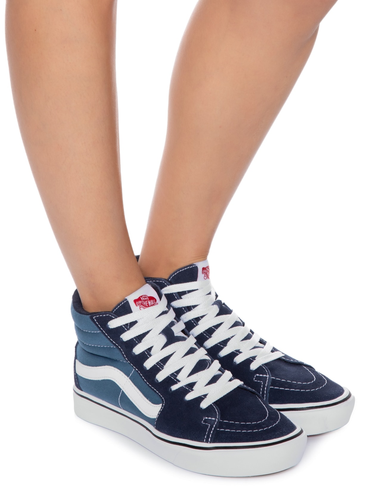 Tênis Unissex Ua Comfycush Sk8-hi Azul Vans