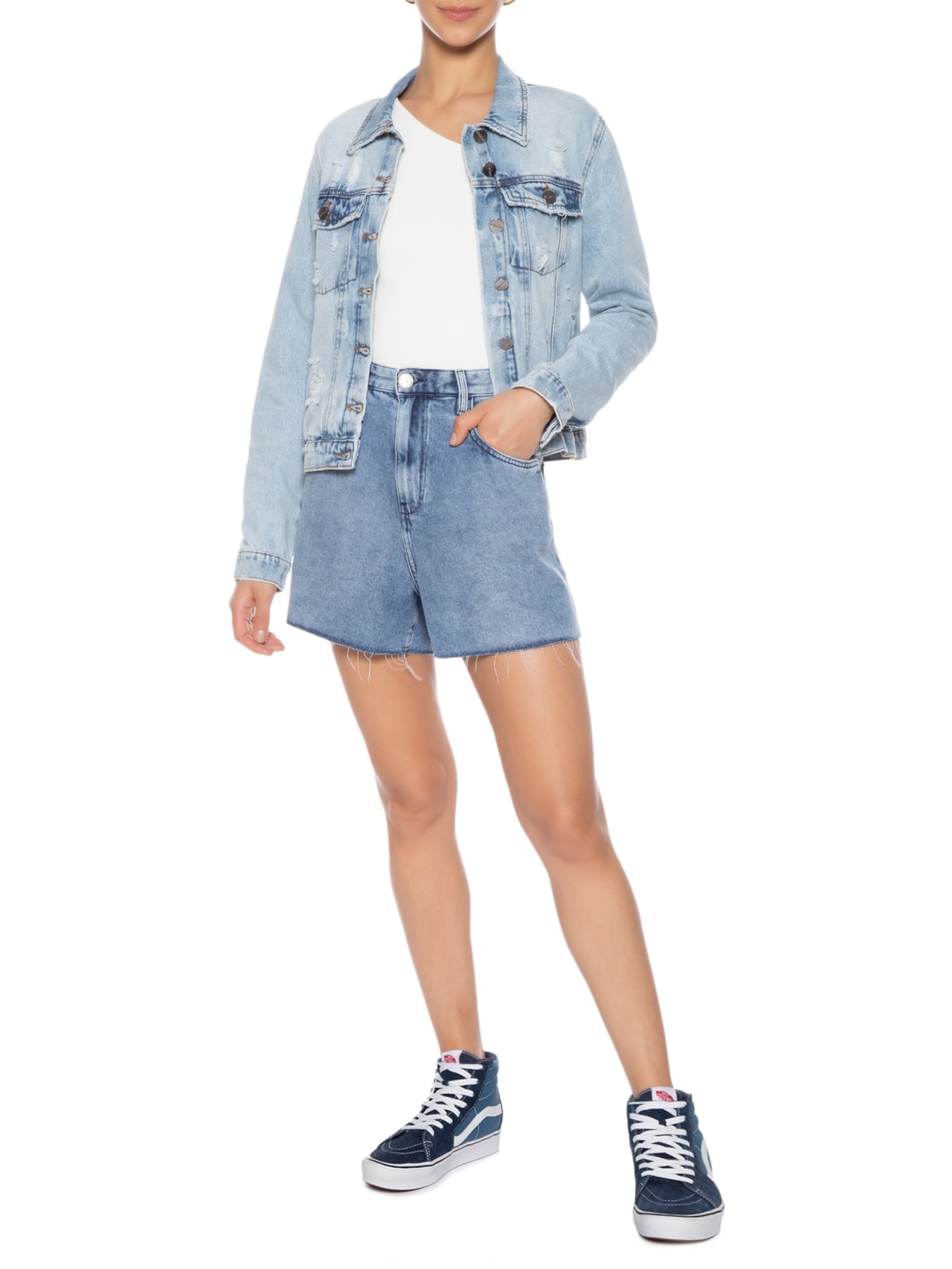 Tênis Unissex Ua Comfycush Sk8-hi Azul Vans