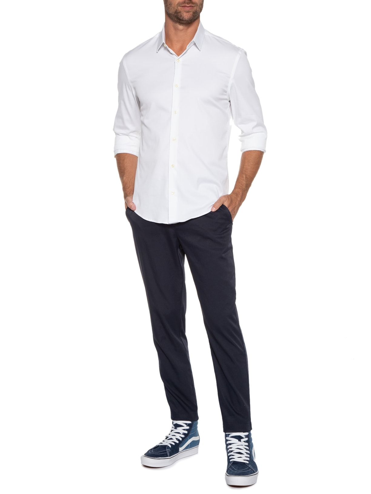 Tênis Unissex Ua Comfycush Sk8-hi Azul Vans