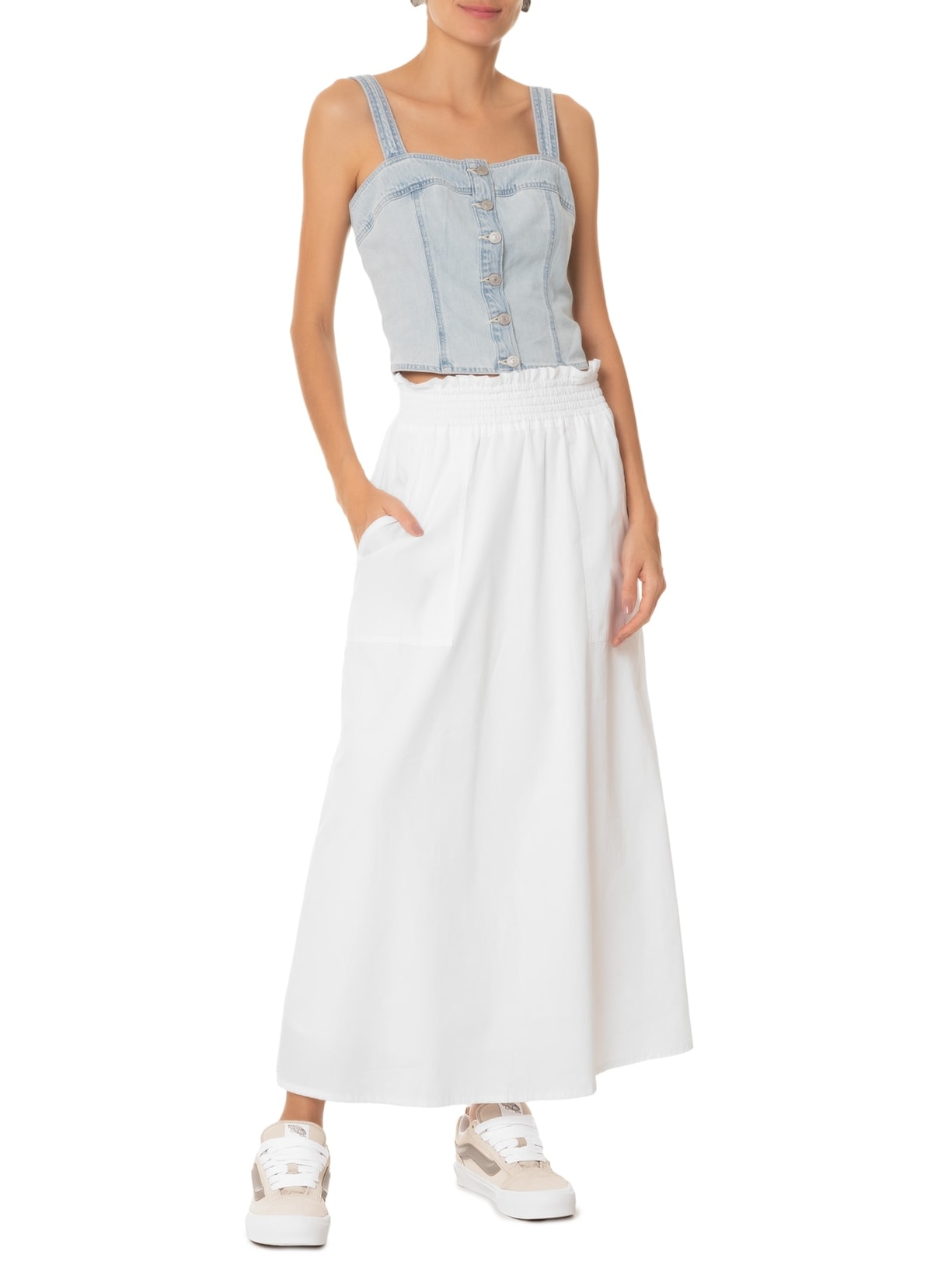 Tênis Unissex UA Knu Skool Bege Vans