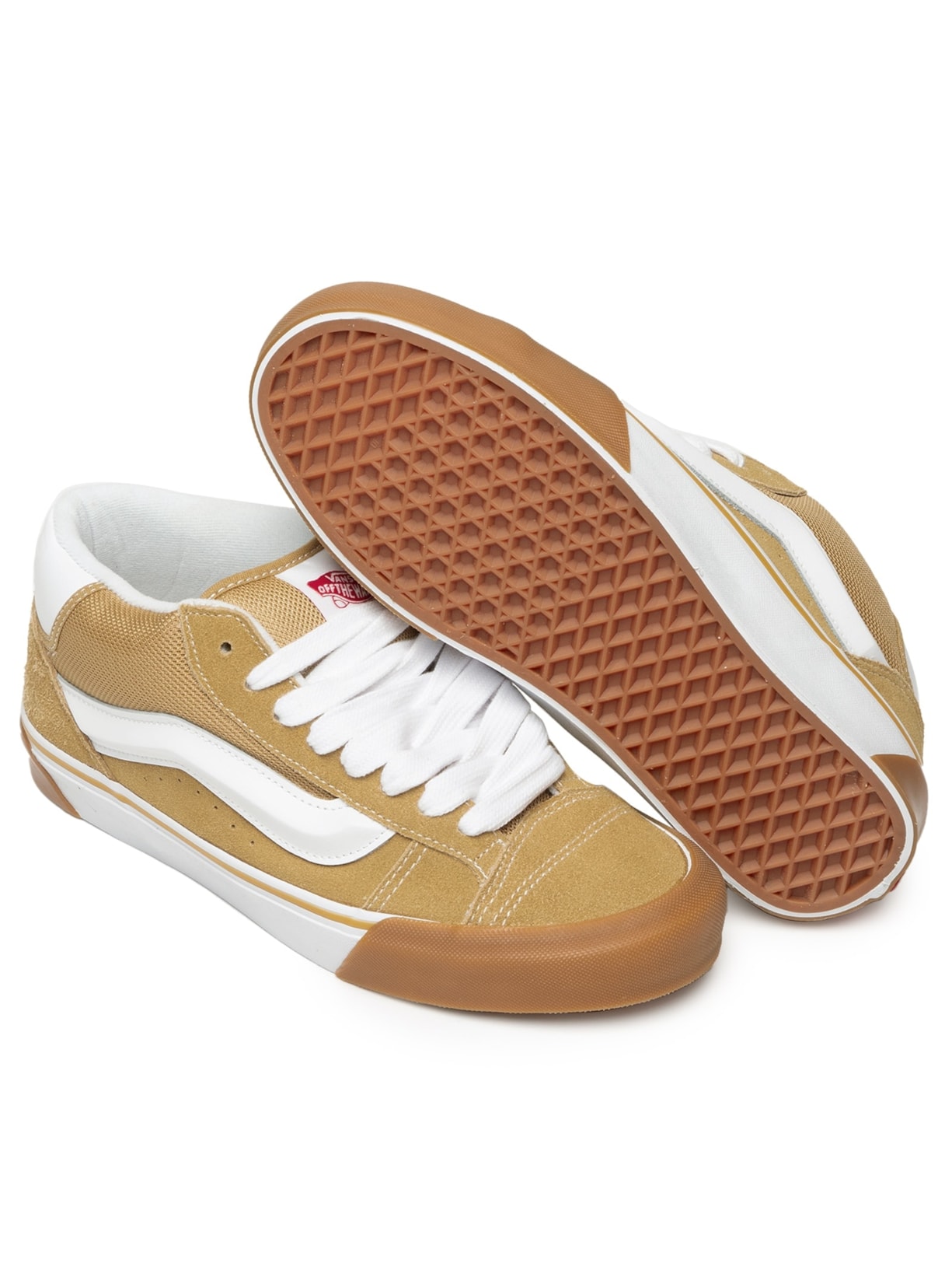 Tênis Unissex Ua Knu Skool Mid Bege  Vans