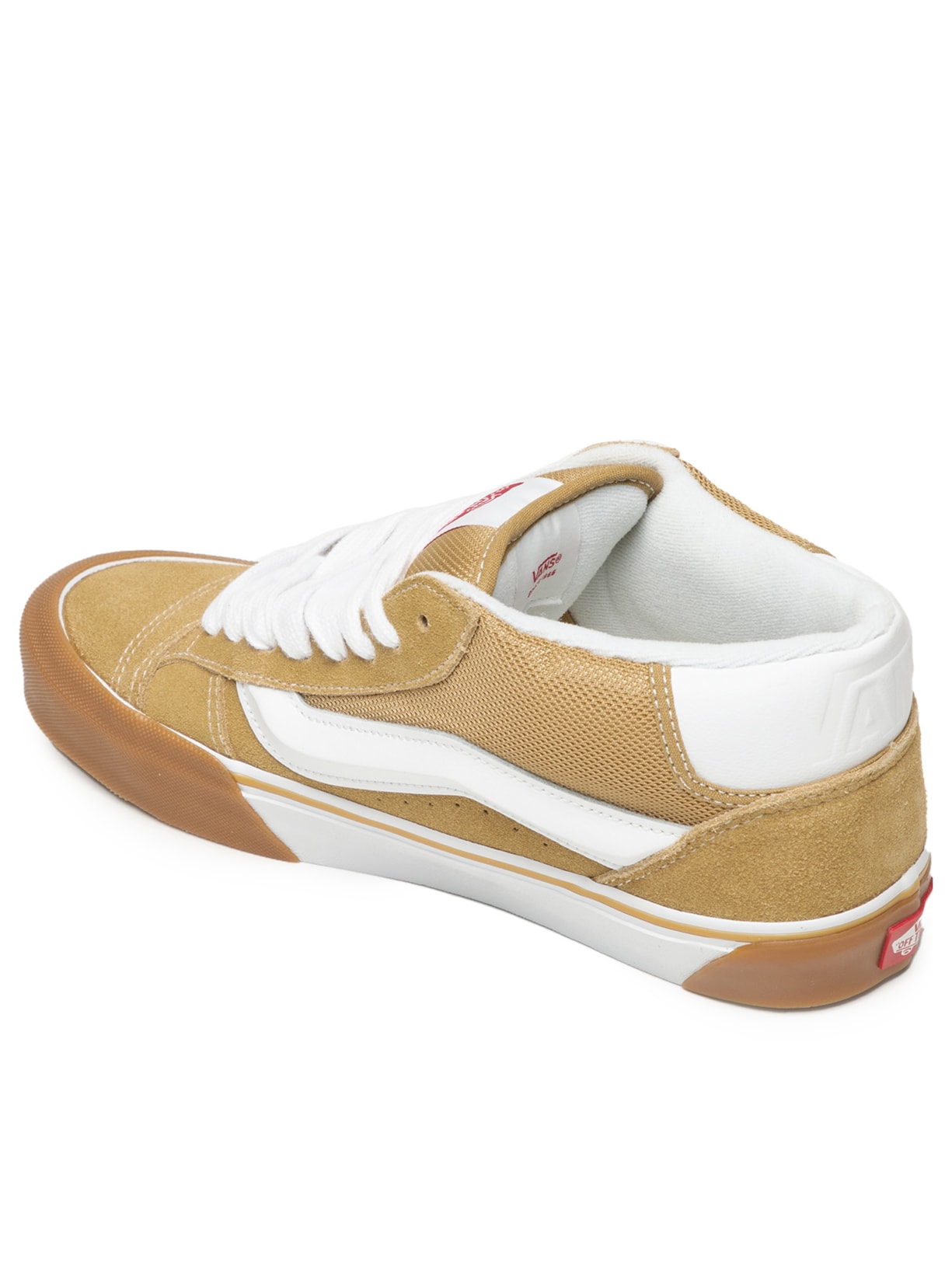 Tênis Unissex Ua Knu Skool Mid Bege  Vans