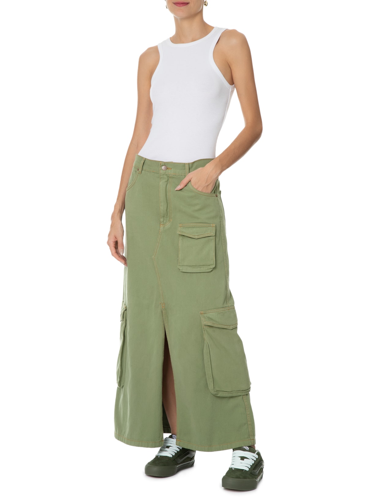 Tênis Unissex Ua Knu Skool Verde Vans