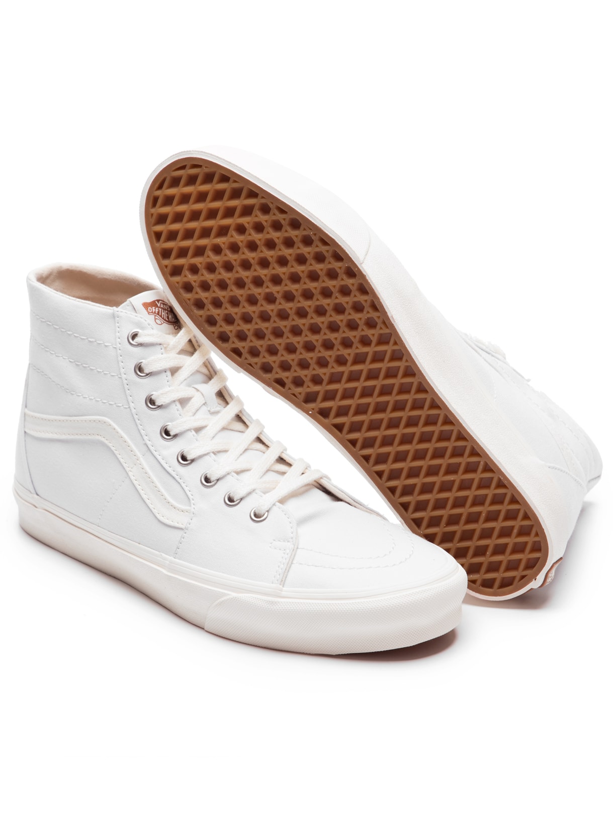 Tênis Unissex Ua Sk8-hi Tapered Branco Vans