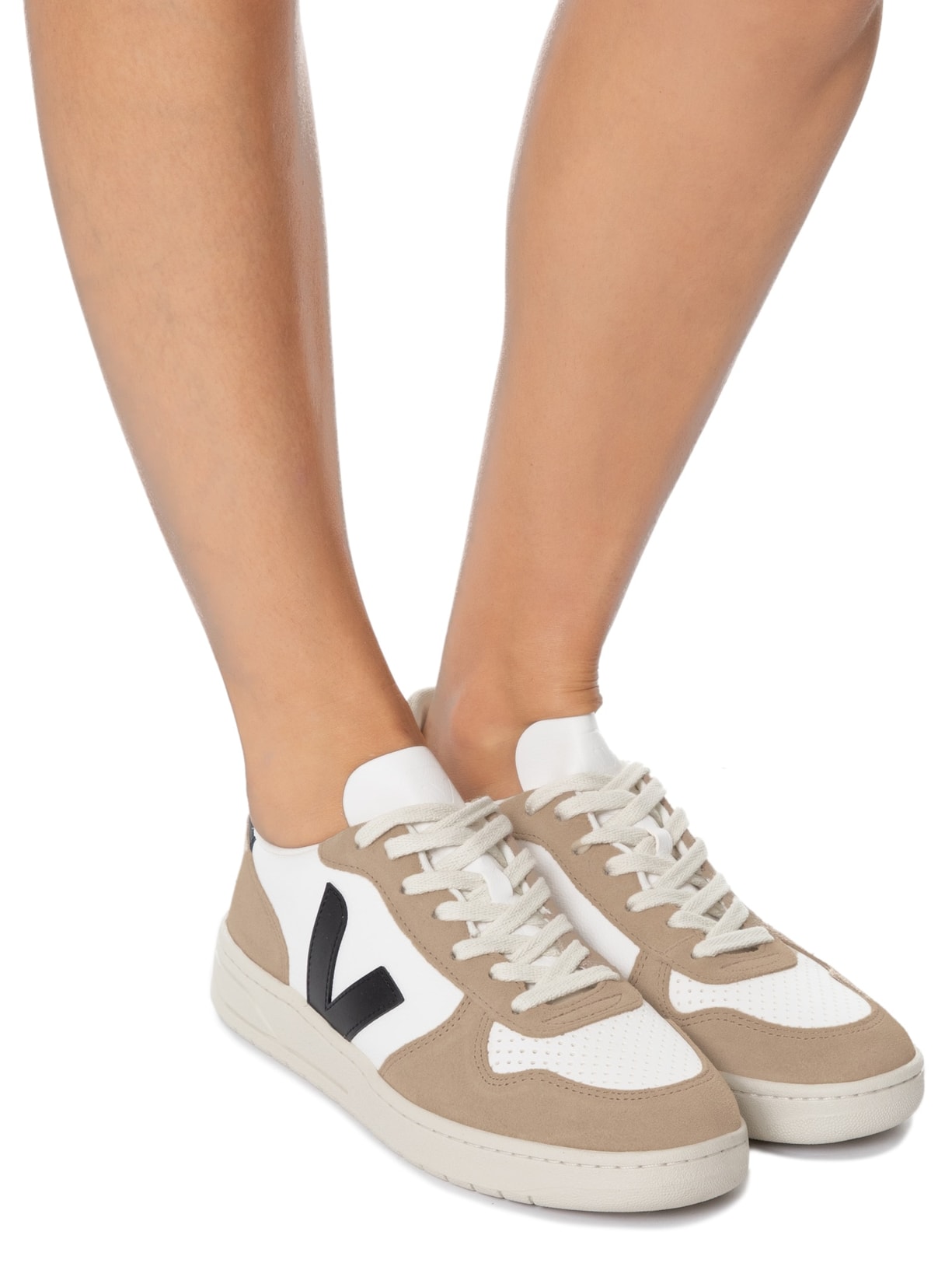 Tênis Unissex V-10 Chromefree Leather Bege Veja