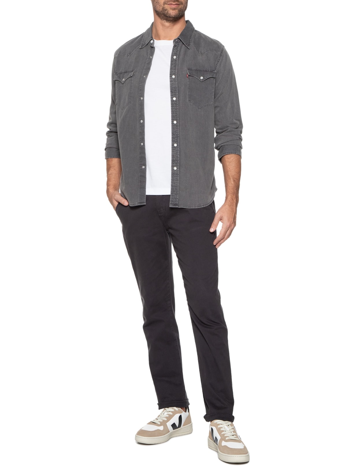 Tênis Unissex V-10 Chromefree Leather Bege Veja