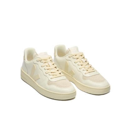 Tênis Unissex V-10 Leather - Bege