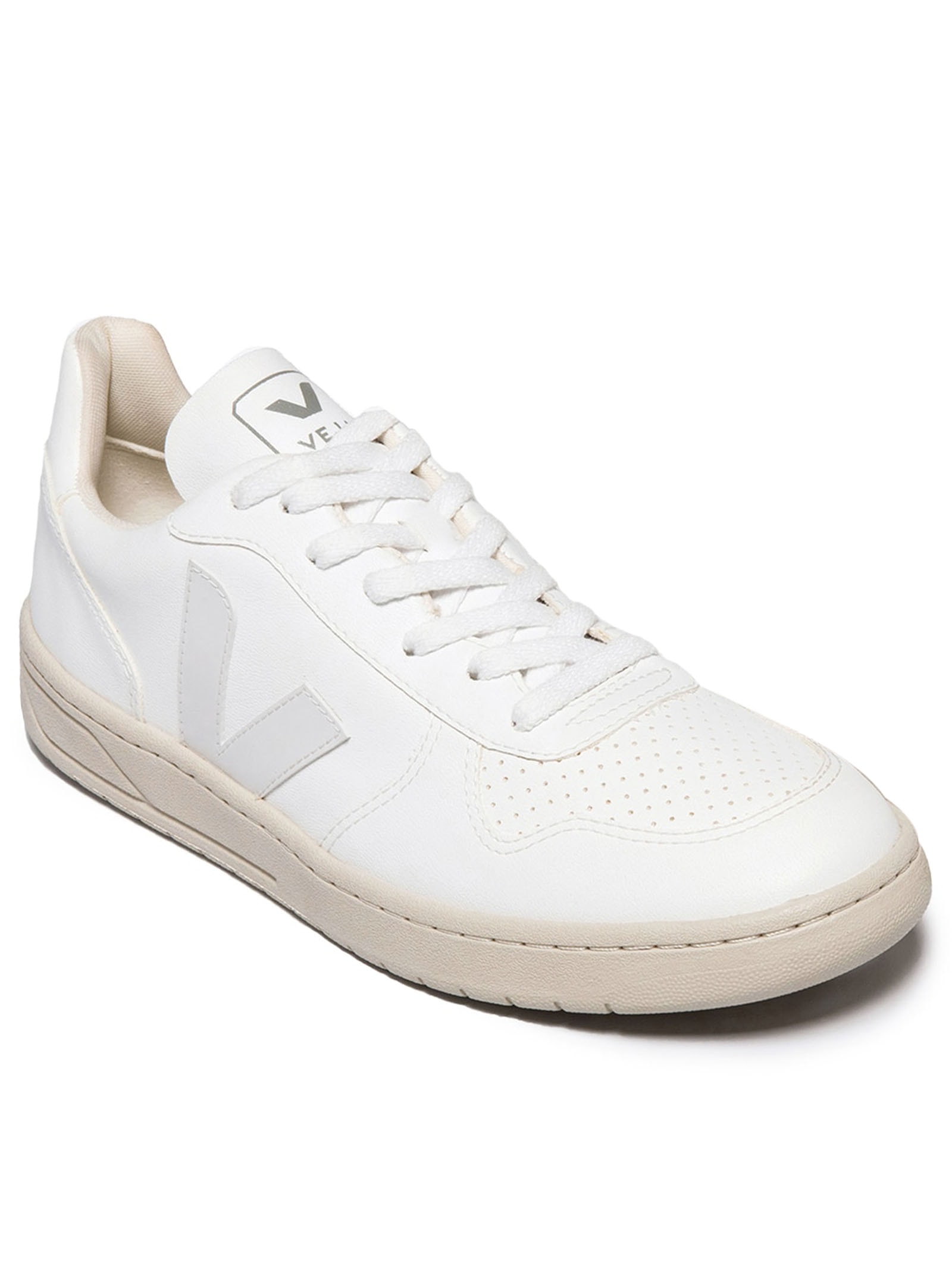 Veja - Tênis Unissex V-10 Leather - Branco