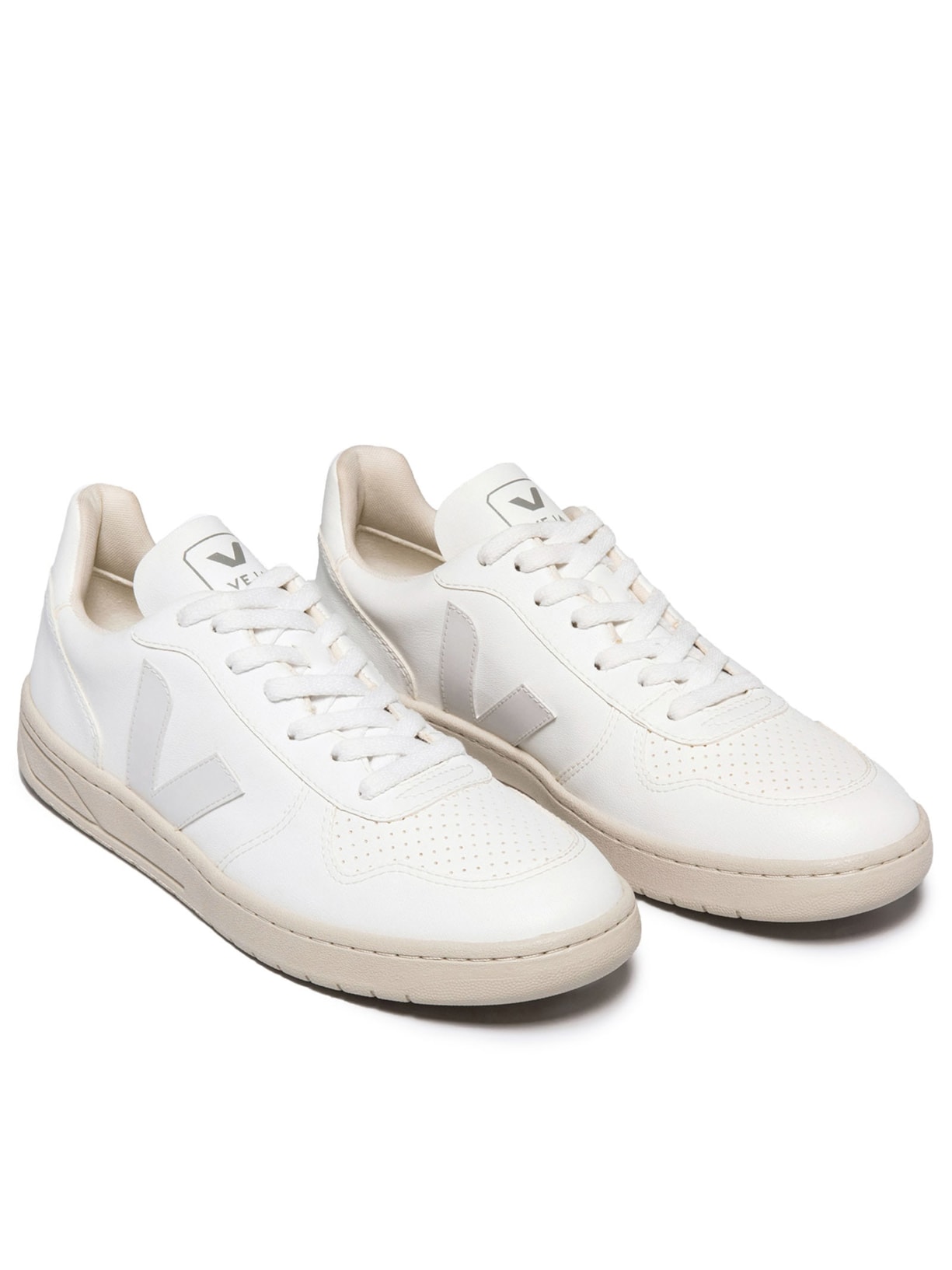 Tênis Unissex V-10 Leather Branco  Veja