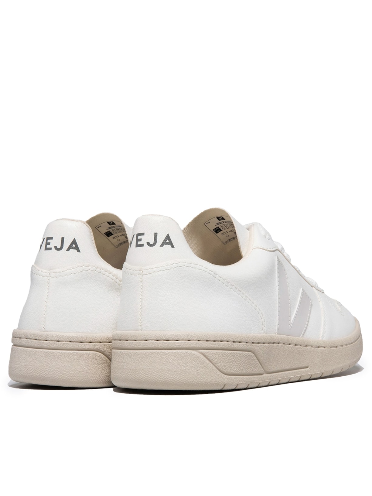 Tênis Unissex V-10 Leather Branco Veja