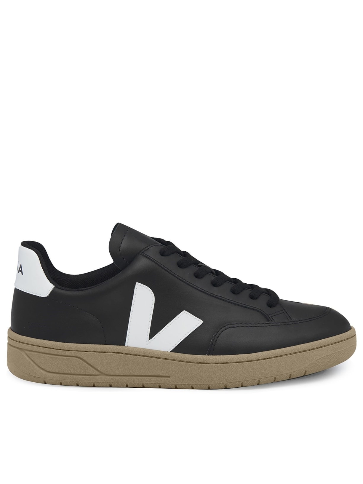 Tênis Unissex V-12 Leather Dune Preto  Veja