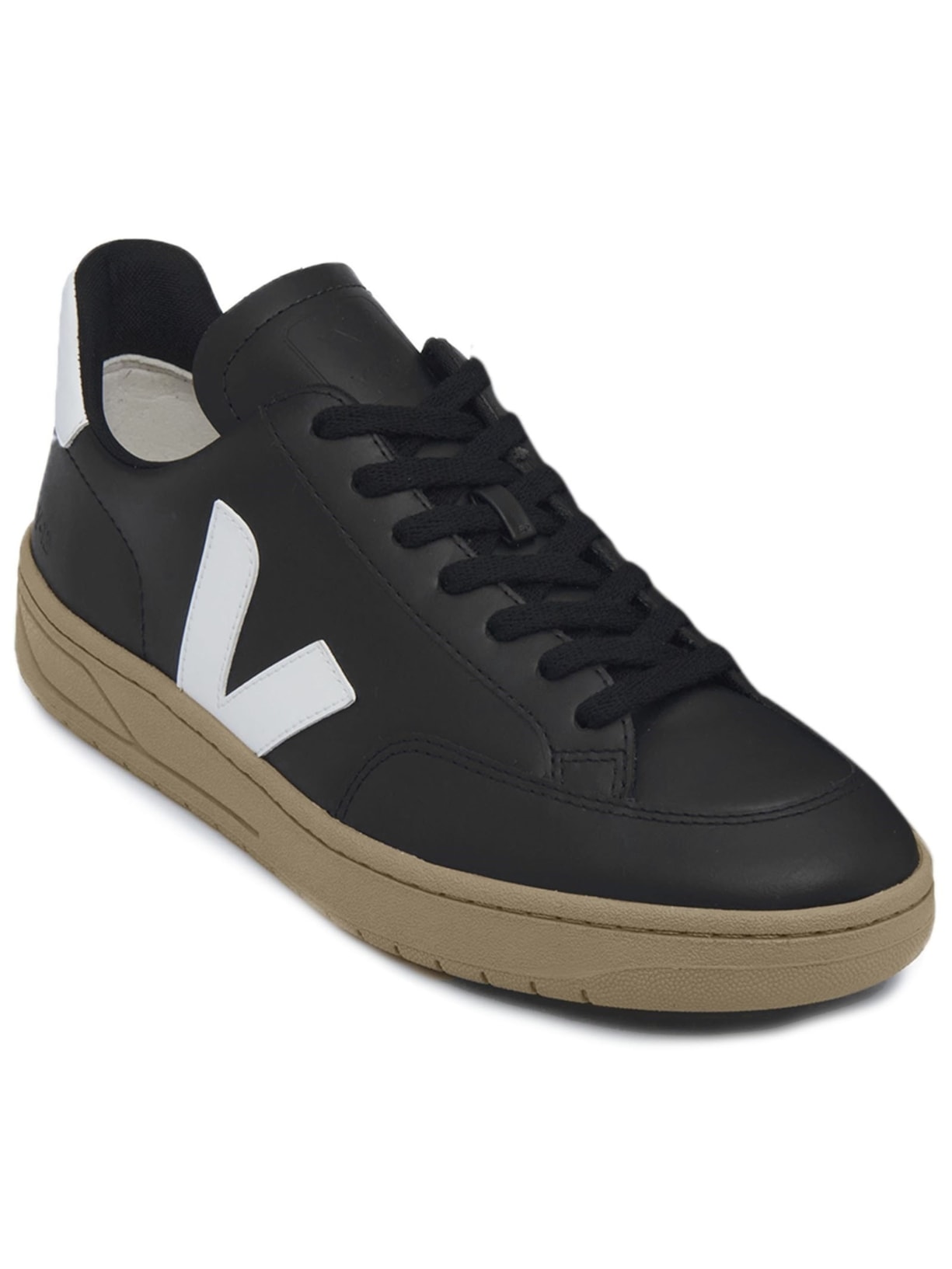 Tênis Unissex V-12 Leather Dune Preto  Veja