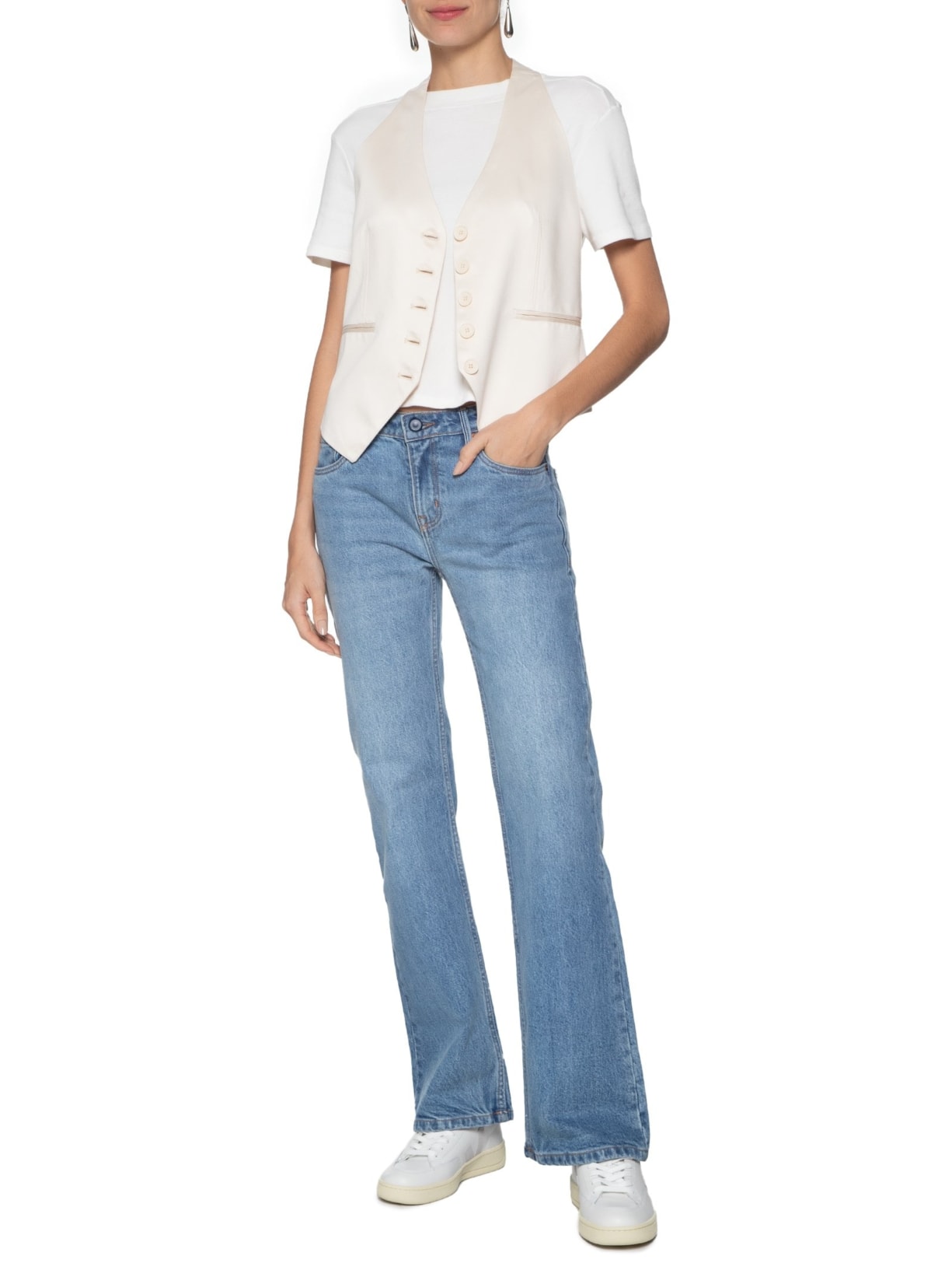 Tênis Unissex V-12 Leather Extra Light Cinza Veja