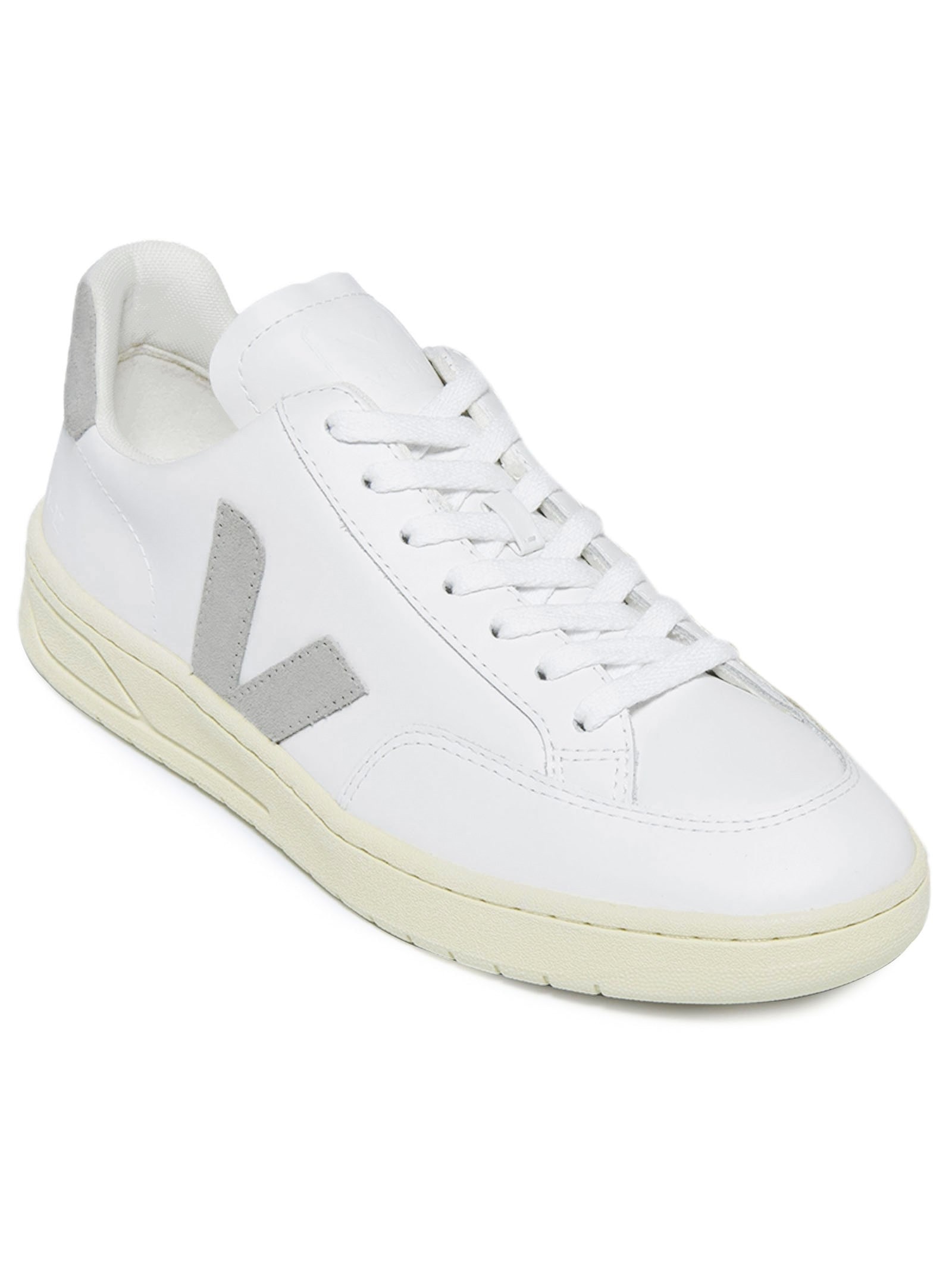 Veja - Tênis Unissex V-12 Leather Extra Light - Cinza