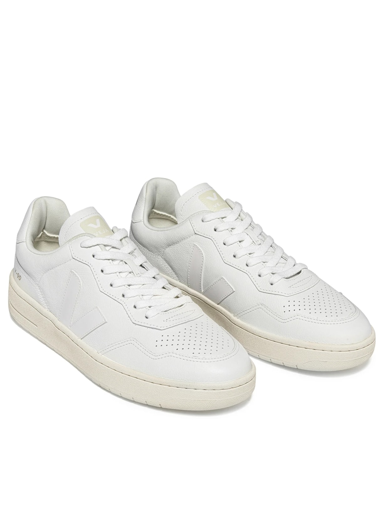 Tênis Unissex V-90 O.T. Leather Branco Veja