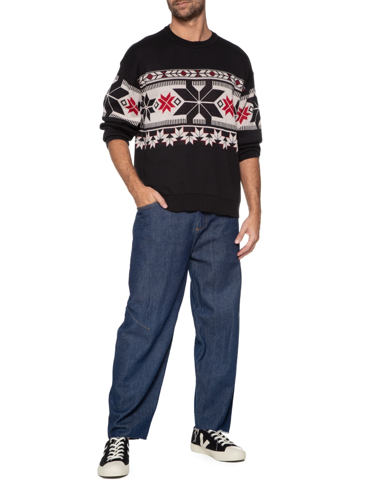 Tênis Unissex Wata II Low Canvas Black PIerre Preto Veja