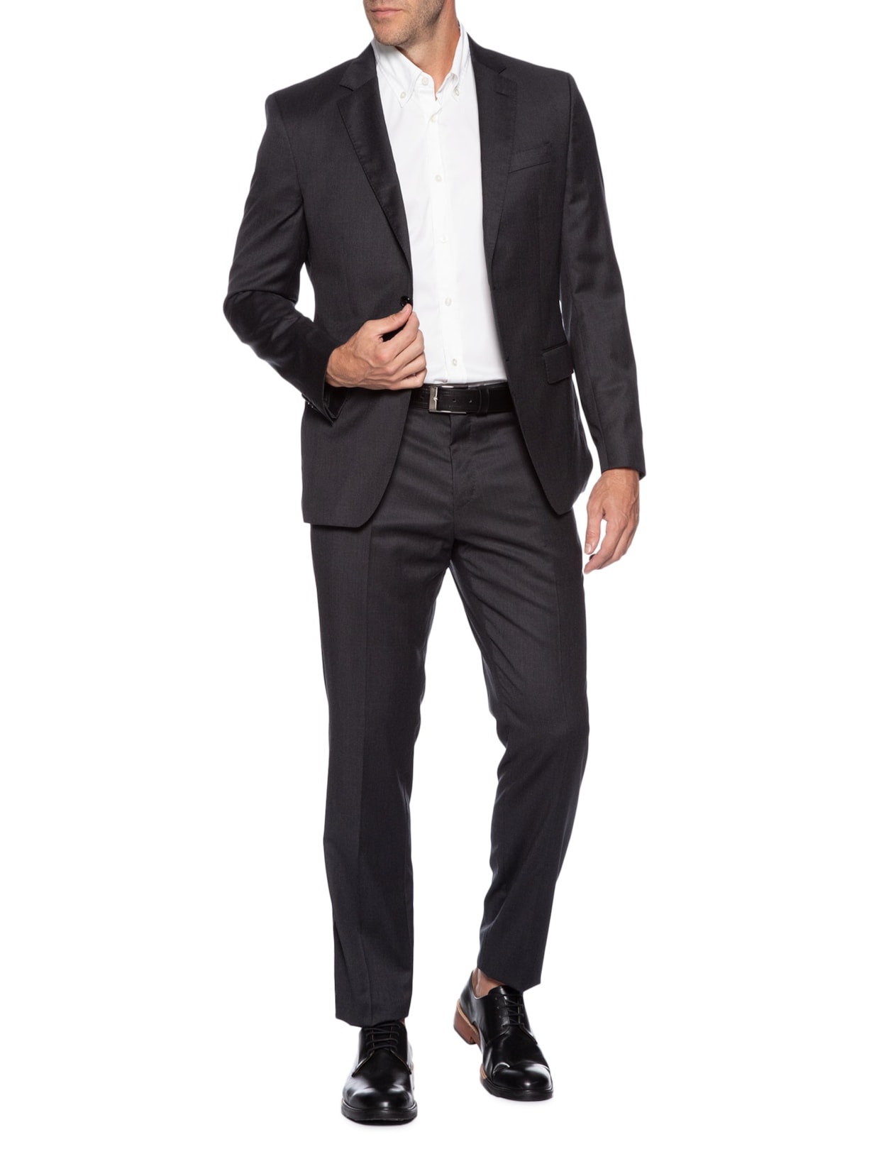 Boss Terno Masculino Costumes H Huge Peças Cinza