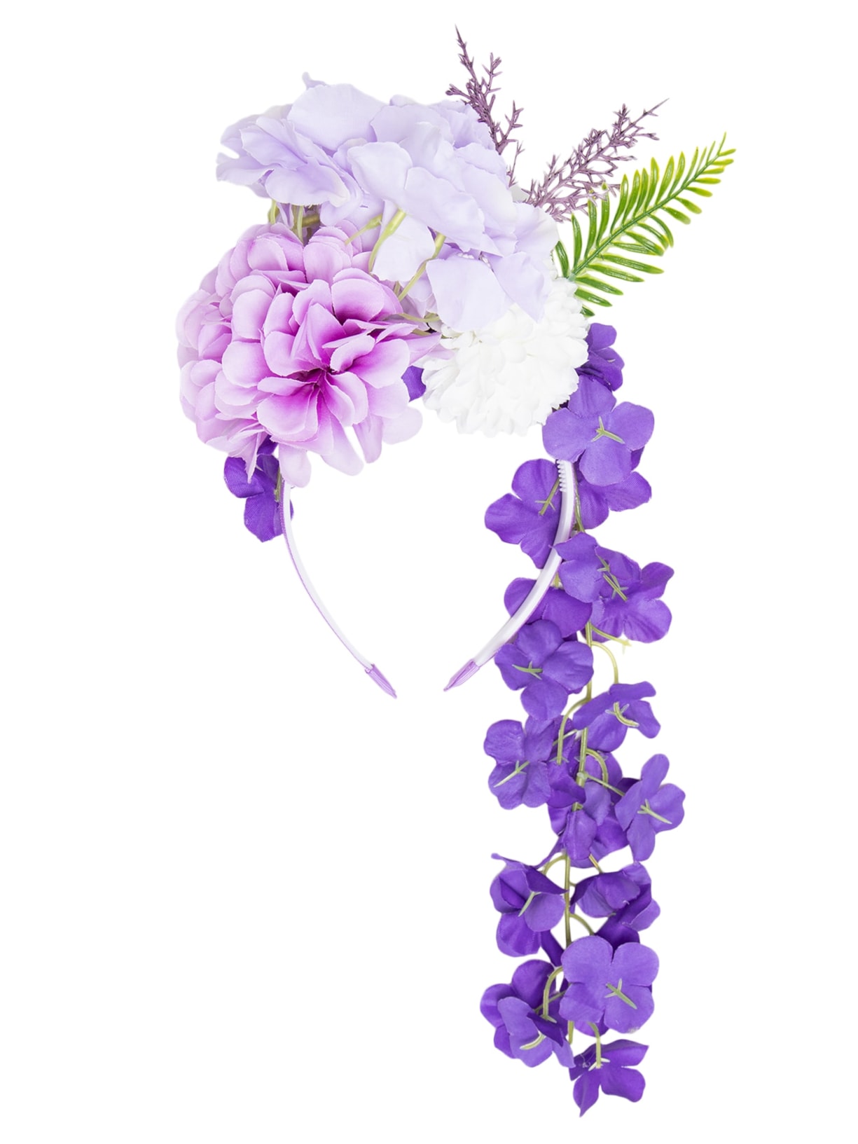 Tiara Carnaval Flores - Roxo