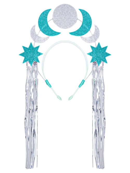 Tiara Carnaval Luas - Prata
