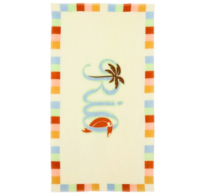 Toalha Chamego Rio Tipográfico - Off White